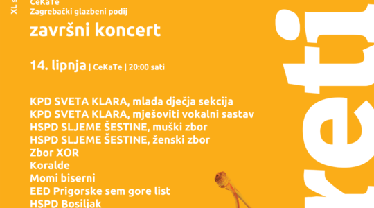 U Susret ljetu: koncerti zagrebačkih glazbenih amatera u lipnju