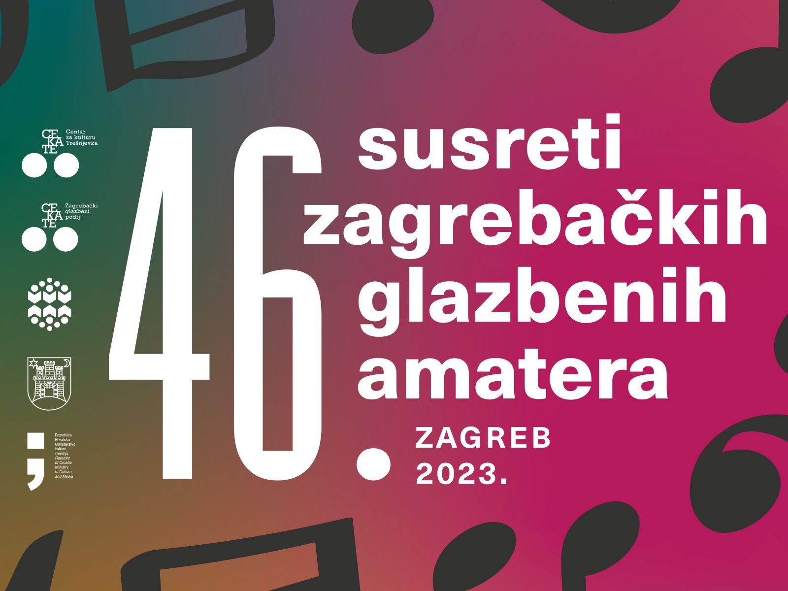 Poziv na 46. Susrete zagrebačkih glazbenih amatera – jesenski termini