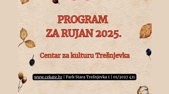 Mjesečni program — rujan 2025.