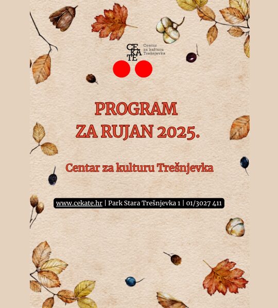 Mjesečni program — rujan 2025. Mjesečni program — rujan 2025.