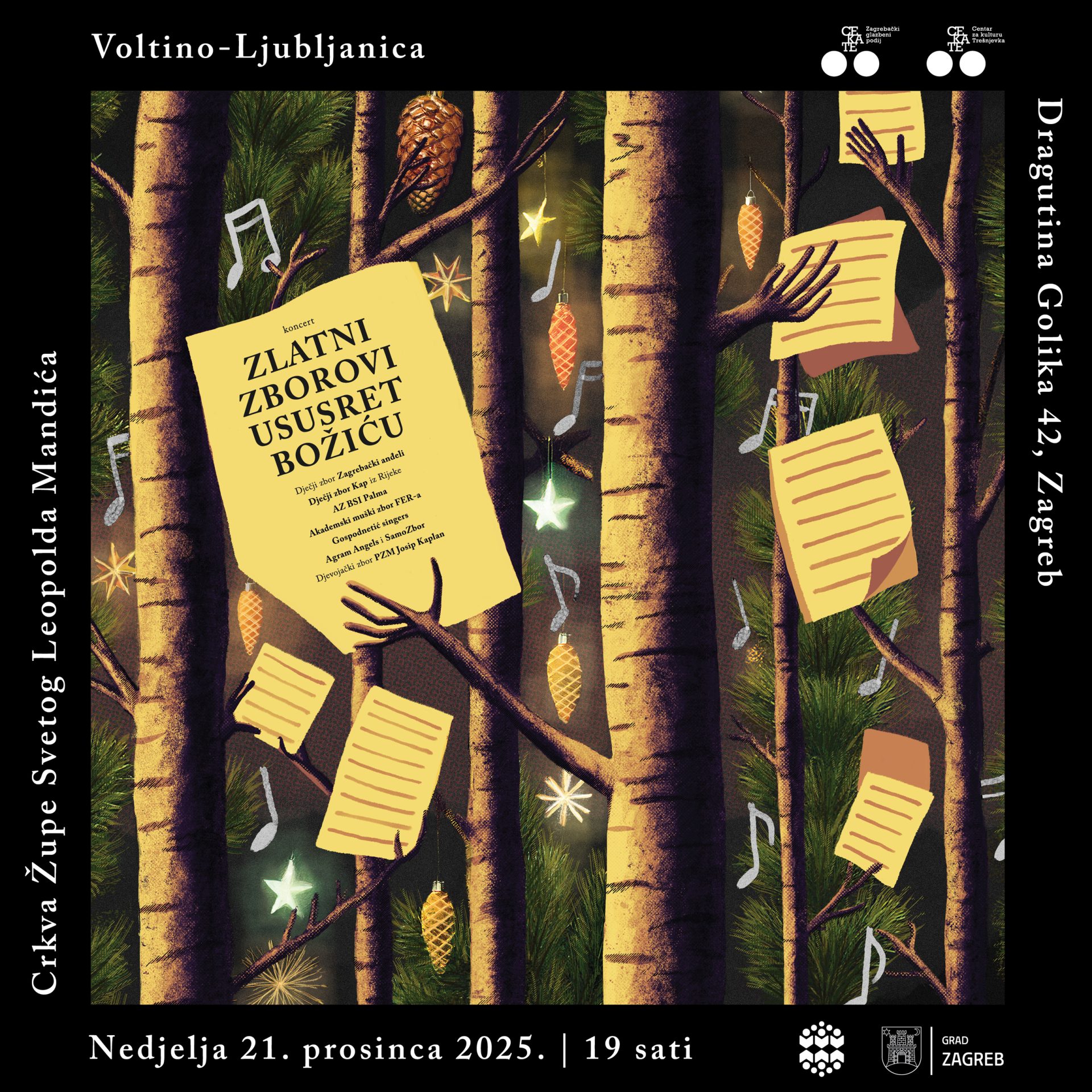 Gala koncert „Zlatni zborovi u susret Božiću“