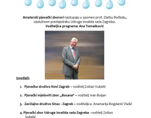 Glazbeni koncert „Devet suza za Zlatka Bočkala”