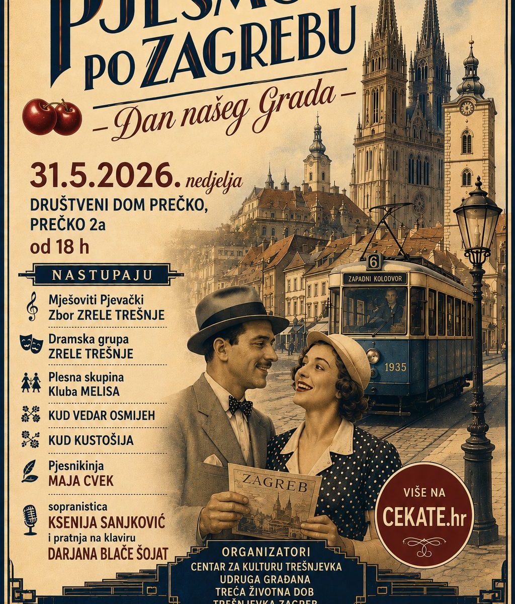 Pjesmom po Zagrebu – koncert i ples u čast gradu