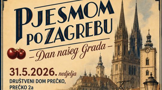 Pjesmom po Zagrebu – koncert i ples u čast gradu