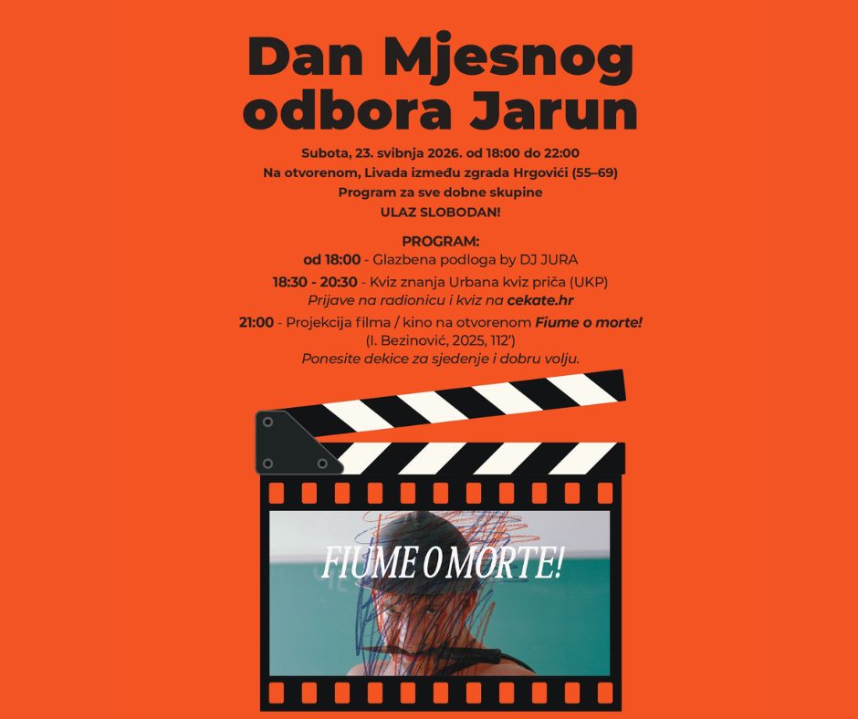 Dan Mjesnog odbora Jarun – večer glazbe, kviza i filma pod zvijezdama