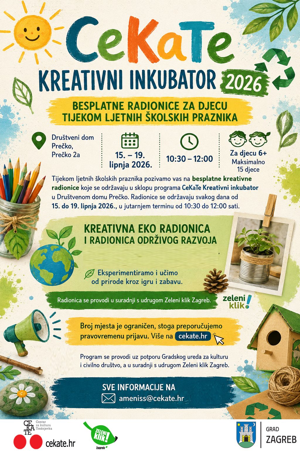 CeKaTe Kreativni inkubator 2026 – POPUNJENO! CeKaTe Kreativni inkubator 2026 – POPUNJENO!