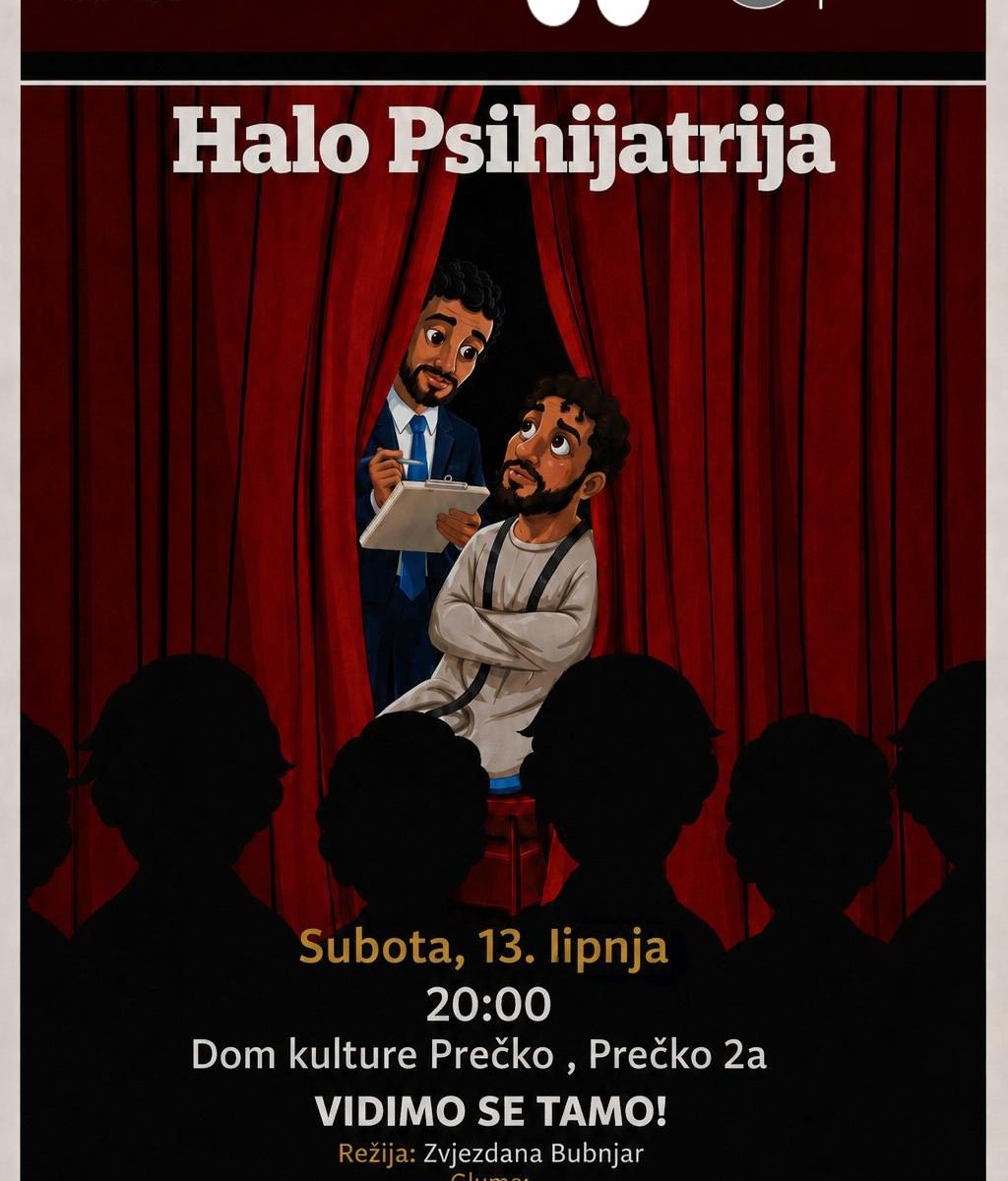 HALO PSIHIJATRIJA – premijera nove predstave na Sceni PREČKO