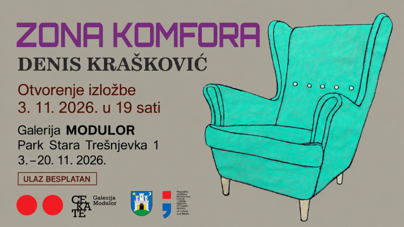 Denis Krašković: Zona komfora – izložba u galeriji Modulor
