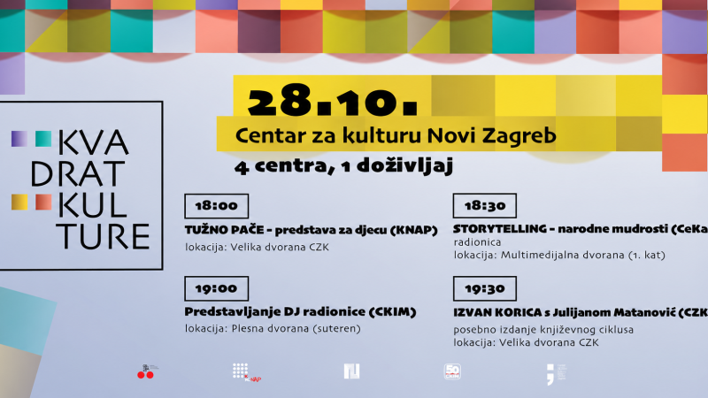 Kvadrat kulture stiže u Novi Zagreb